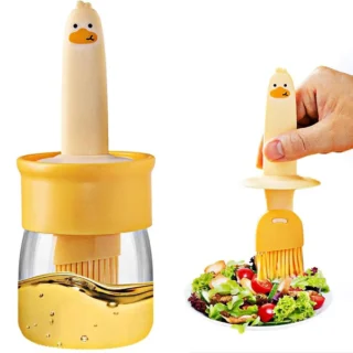 Plastic Oil Dispenser With Brush