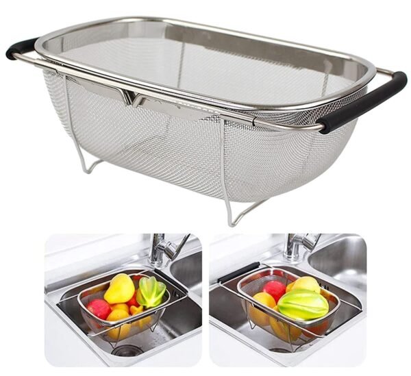 Steel Vegetable Washing Basket