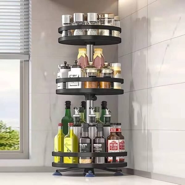 3 Layer Rotating Spice Rack
