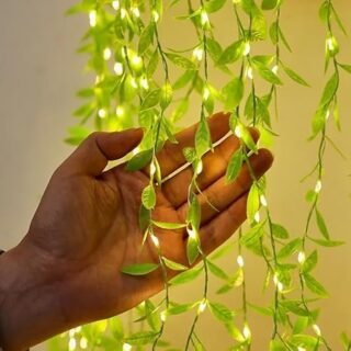 Artificial Curtain Leaf Light